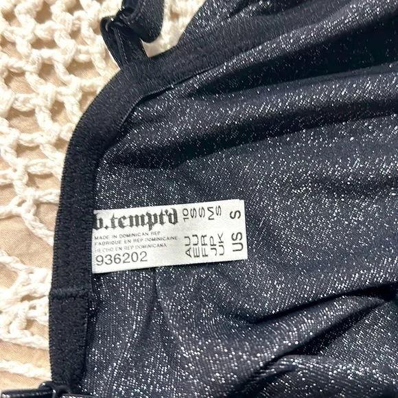 SPARKLES!  Sexy bodysuit my b.tempted!  Size small - Picture 4 of 4